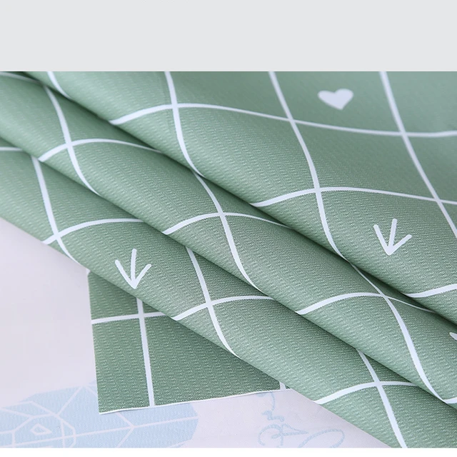 Tovaglia rettangolare sottile in plastica PEVA con stampa a reticolo, impermeabile, resistente all'olio, per cucina, tavolo da pranzo, colth, tappetino, lavaggio in tela oleata 6