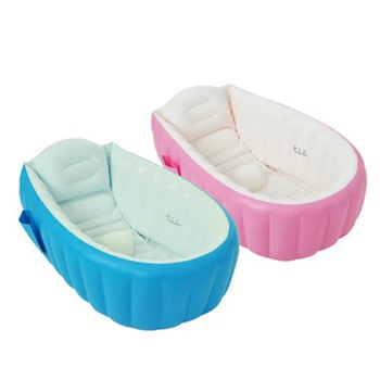 

Baby Tubs Portable Children Inflatable Bathtub Cushions Folding Bath Shower Products Newborn Infant Swimming Pool