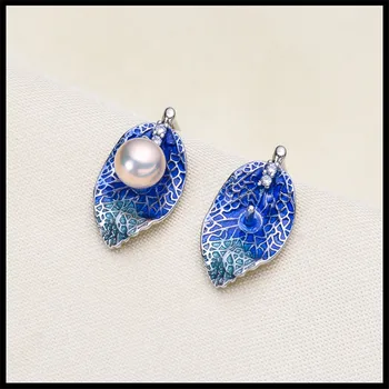 

Unique Design Hot Pearl Earrings Mountings, Drop Earrings Findings Settings Jewelry Parts Fittings Drop Earrings Accessories