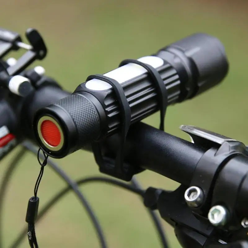 Силиконовый ремешок для горного велосипеда дорожный фонарик яркий эластичный