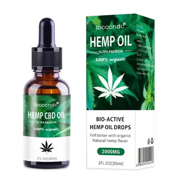 

15/30ml Cbd Oil Essential Oil Hemp Oil Herbal Body Pressure Pain Relieve Stress Oil Skin Care Help Sleep Massage Essential Oil