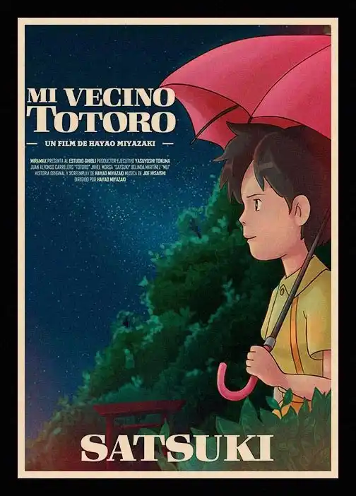 Отличные постеры JL Tonari no Totoro в стиле ретро крафт бумага Высококачественная