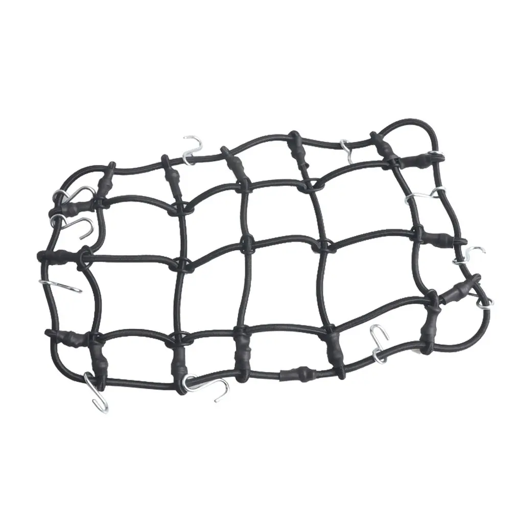 

1/10 Scale RC Rock Crawler Accessory Luggage Roof Rack Net RED For D90 D110 Traxxas TRX-4 Trx4 Rc Car Luggage Net Mesh Storage