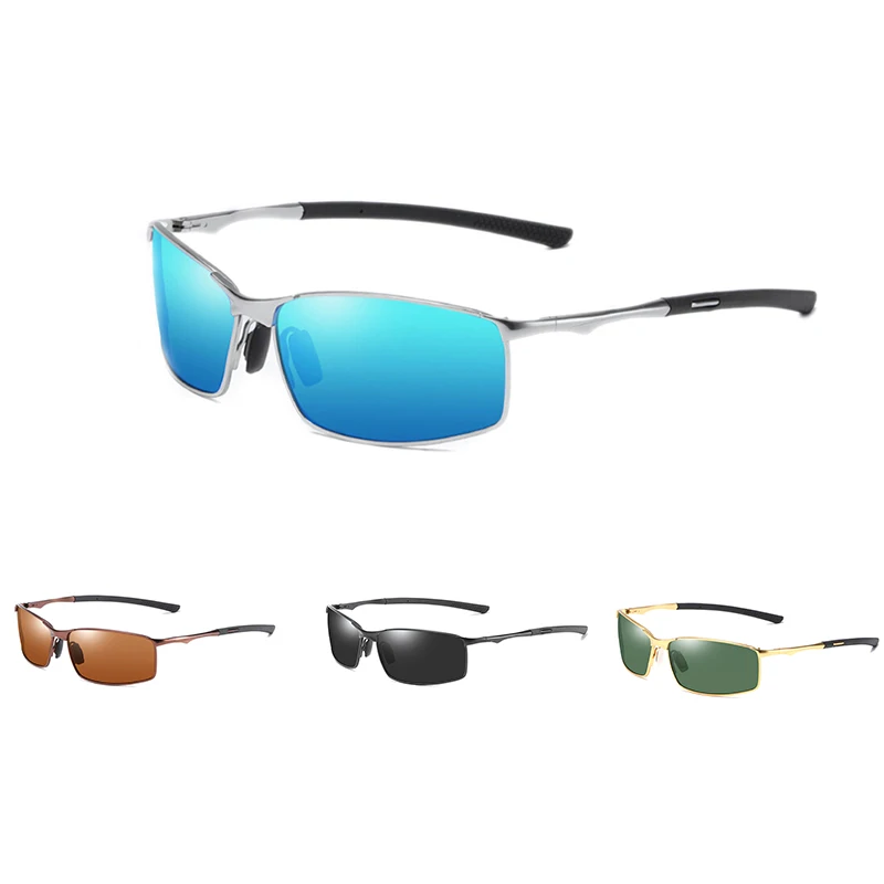 Mens Polarized Sunglasses For Sports Outdoor Driving 1pcs Men Metal Frame Sun Glasses For Men polarized sunglasses driving glasses anti glare sunglasses