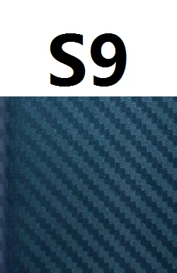 Роскошная наклейка для samsung Galaxy S9 Plus S10 S8 S7 Edge градиентная цветная пленка из углеродного волокна S10 Plus наклейка для смартфона s EEMIA - Цвет: S9-steel blue