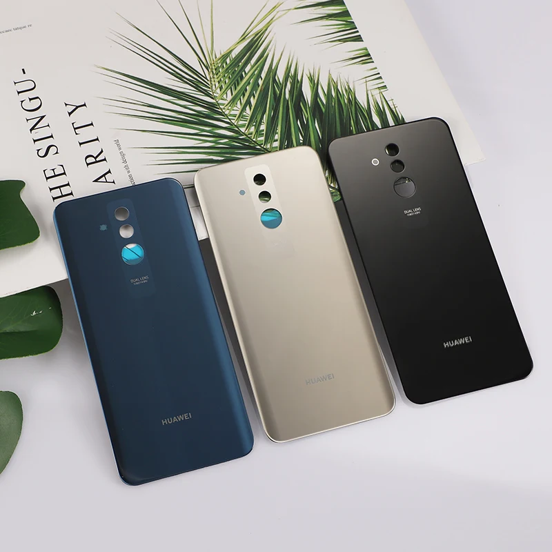 

Mate20 Lite Original Glass Rear Housing Cover For Huaiwei Mate 20 Lite Back Door Repair Replacement Battery Case + Sticker Glue