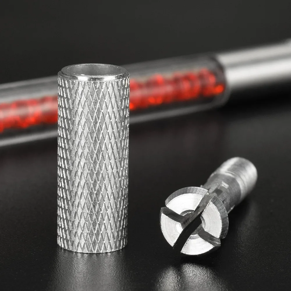 Ручной Двойной Кристалл акриловая тату-ручка фирма atomus Microblading перманентные инструменты для бровей розовый, фиолетовый для макияжа бровей