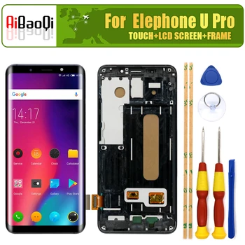 

New Original For 5.99 inch Elephone U Pro Touch Screen+2160X1080 LCD Display+Frame Assembly Replacement