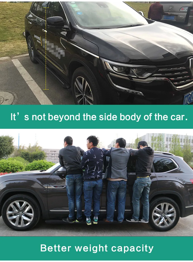 Горячая сторона шаг Беговая доска nerf бар для RENAULT KOLEOS KADJAR CAPTUR IATF16949 Качество Поставщик, SUV speciali