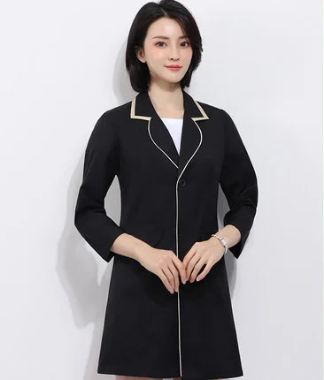 Beautician beauty salon work clothes female white lab coat tattoo artist micro-repair skin management dentist clothes