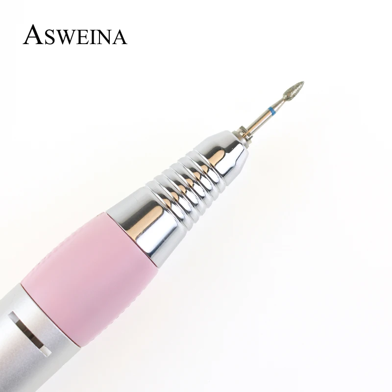 ASWEINA 30 шт. набор алмазных сверл для ногтей, шлифовальный набор для электрического маникюрного станка, аксессуары для дизайна ногтей, набор инструментов для очистки заусенцев