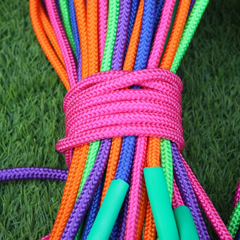 

Rough Cotton Rope Jump Rope Long Handle Children Fitness Environmentally Friendly Jump Rope Middle School Students Children Jump