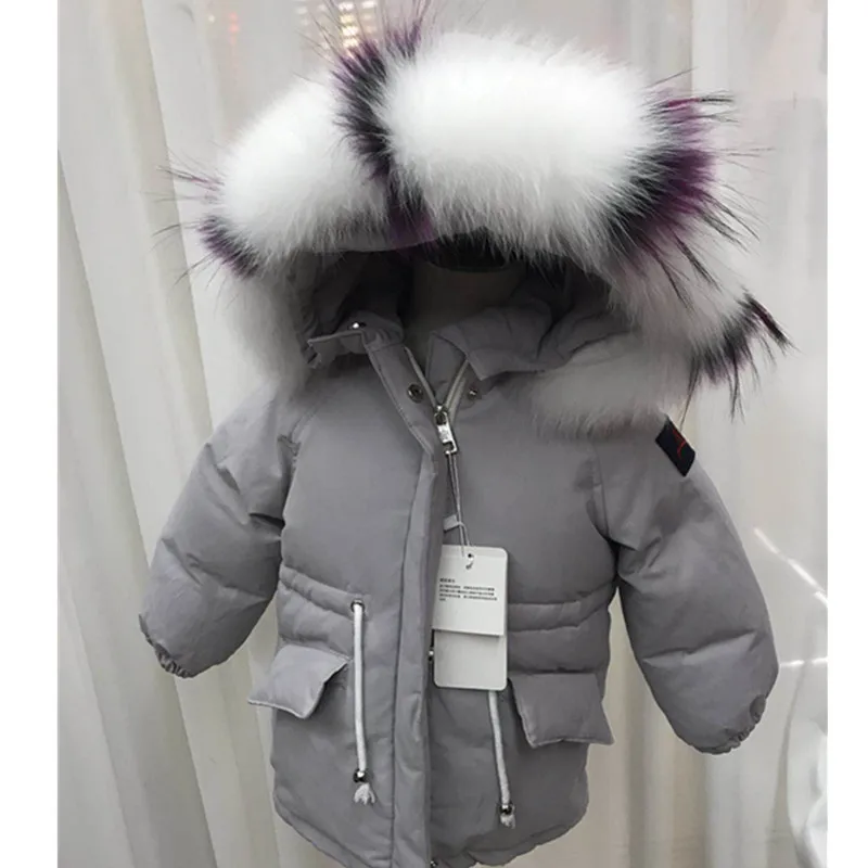 baby boy white winter coat