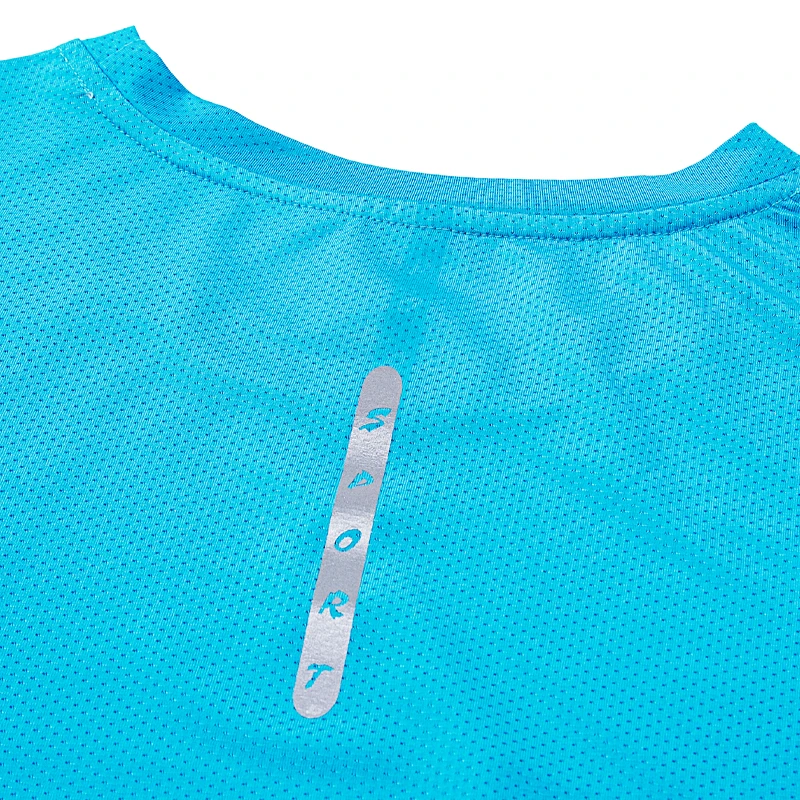 Gym Shirts Men Tranning Run Football Jerseys Workout Causal Print Quick Drying Tshirt Compression Polyester Short Sleeve