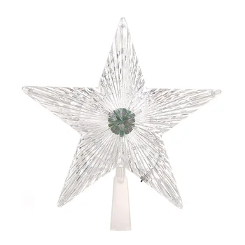 

1pc Christmas Tree Top LIghts Star-shaped LED Light Decorative Light Ornamental Light for Party Home Bar Decoration