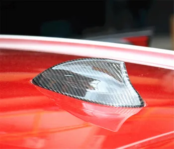 

Roof Shark Fin Trim For BMW X5 X6 F15 F16 2014-2016 Carbon Fiber Antenna Aerials Cover