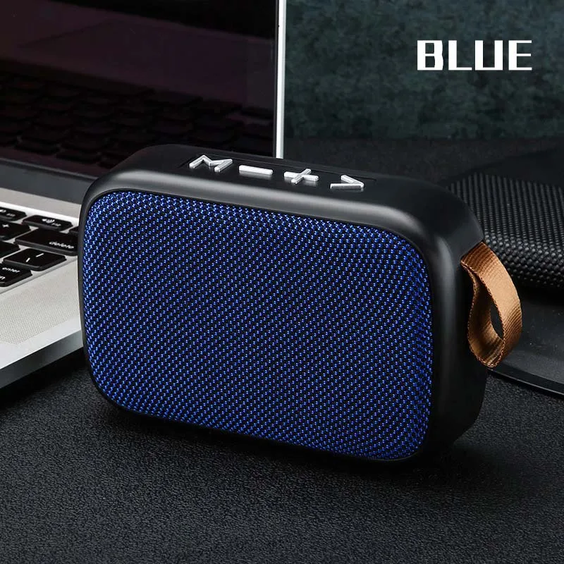 Беспроводной Bluetooth мини-динамик стерео портативный динамик s сабвуфер Bluetooth 4,2 с SD FM наружная Колонка громкий динамик G2 - Цвет: Blue