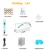 HooMore 3D Printer Pen Children DIY Printing Pencil With 1.75 mm PLA Filament Refill Creative Toy Birthday Gift For Kids Design