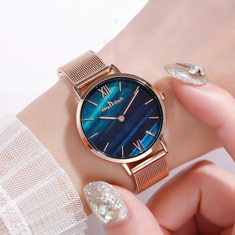 

Intent si Ultra-Thin Ladies' Watch Watch Women's Students Simple Waterproof Watch