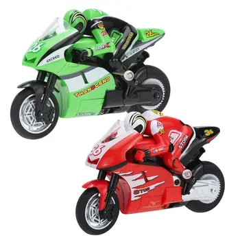 

Kuulee Mini Remote Control Motorcycle 2.4G Stunt Drift Buggy Toy Boy Gift