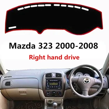 

Polyester Fiber car dashboard cover for Mazda 323 Right hand drive dashboard protective mat pad for Mazda 323 2000-2008