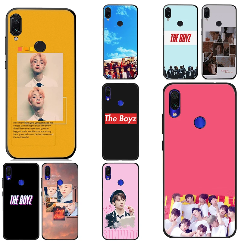 Мягкий чехол IYICAO The Boyz K Pop для Xiaomi Redmi Note 8 7 6 5 Pro 5A 4X Силиконовый ТПУ |