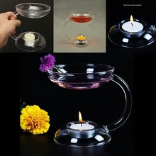 Candle Holder Table Decor Aroma Furnace Oil Burner Warmer Gift Stove Gifts Glass Home& Living Elegant Candlestick Accessories