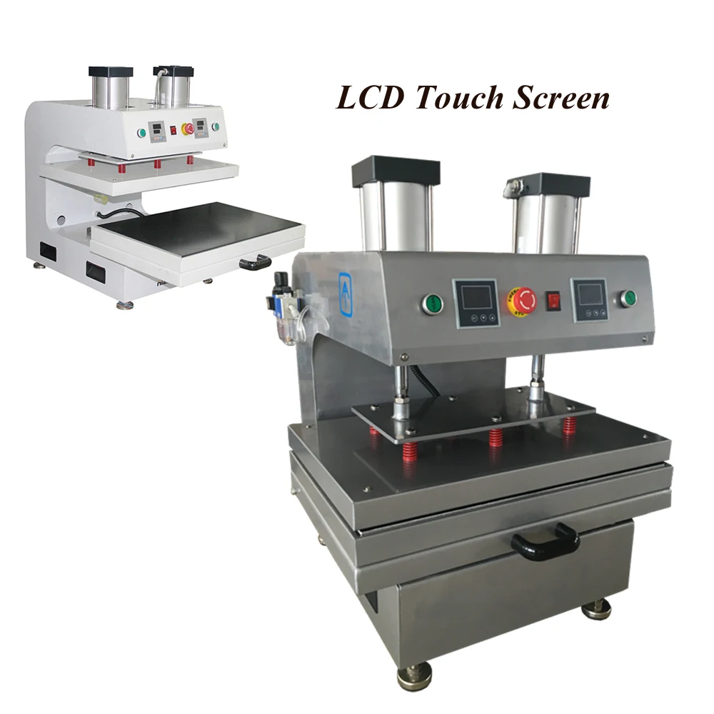 

Pneumatic Auto Rosin Press 50cmx70cm 20x28inch Large Format Size Dual Heating Plate Digital Control Heat Press Machine FZLC-B5-2