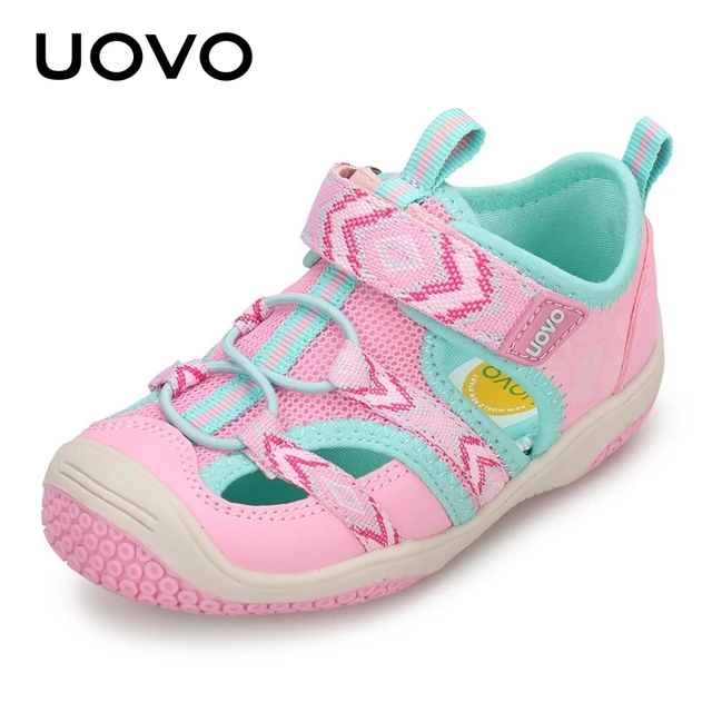 Little Kids Shoes Fashion Footwear Closed Toe 2025 New Arrival Sock Style Durable Rubber Sole Boys And Girls Sandals #23-28
