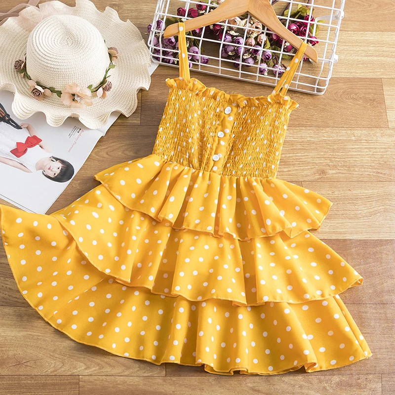 Cute Girls Dress New Summer Girls Dresses Fancy Flower Princess Dress Toddler Tutu Baby Girls Tulle Dress Casual Wear 3 8Y fashion baby girl skirt