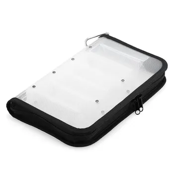 

Waterproof Double Sided Fishing Lure Tackle Box Case for Squid Jig Hooks Storage Box Carrier Bag Case 12 Compartments