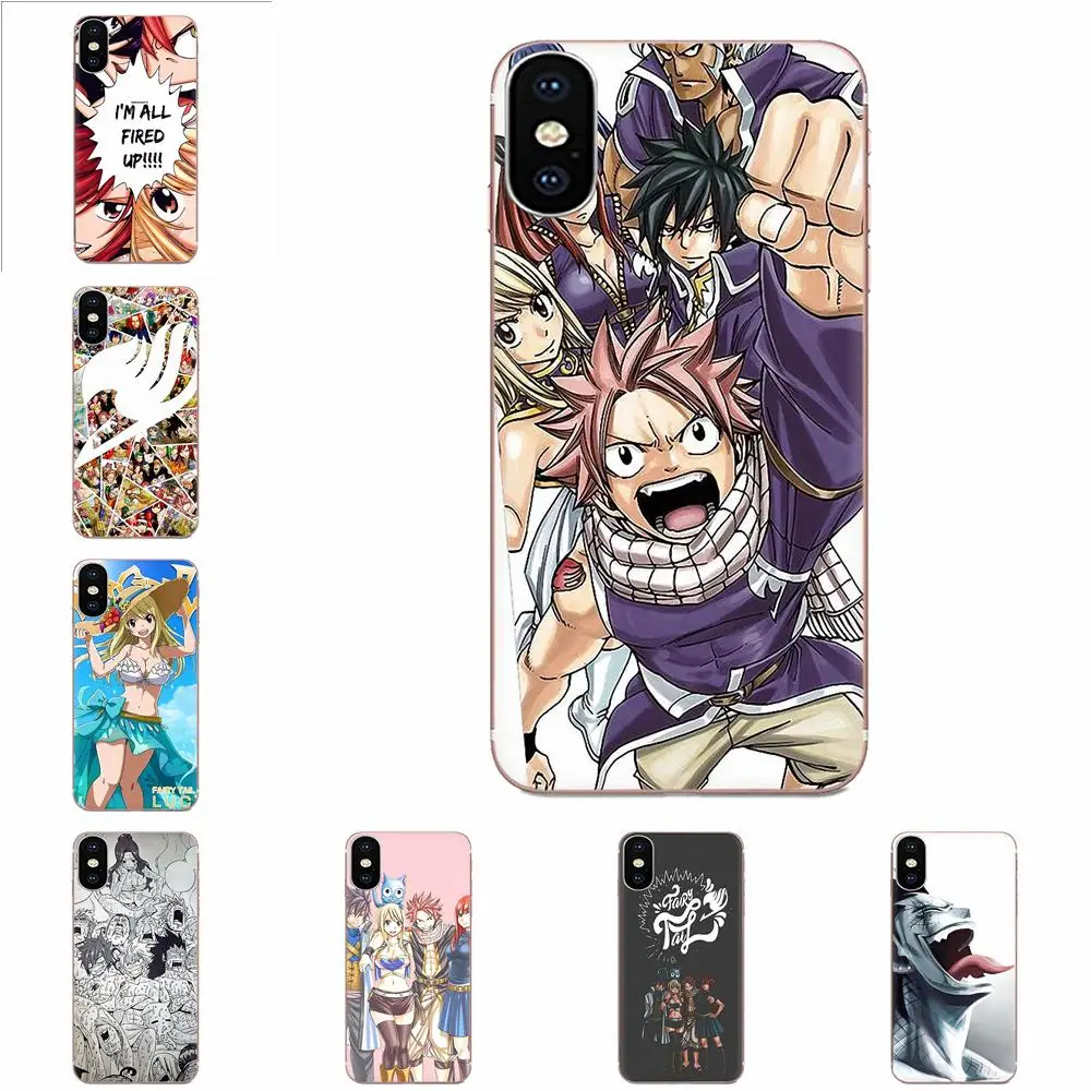 

For HTC Desire 530 626 628 630 816 820 830 One A9 M7 M8 M9 M10 E9 U11 U12 Life Plus Soft Design Phone Manga Fairy Tail