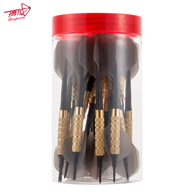 Bo cheng 16g Soft Darts Whole Barrels Bottled Darts Shaft Dart Blade One-piece Color Darts 18/Bottle