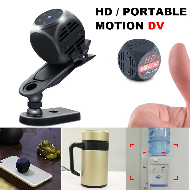 MD21 мини-камера HD 2MP ночная версия мини Экшн-камера датчик движения видеокамера циклическая запись Обнаружение движения видео рекордер