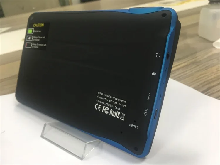 Автомобильный Bluetooth gps 7 дюймов 256,8G HD емкостный экран Портативный gps Автомобильная навигационная система с солнцезащитным экраном для предотвращения отражения солнца