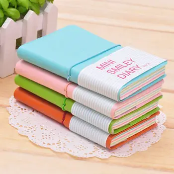

Lovely Smiley Paper Note Book Mini Stationery Gift Diary Memo Notebook Notebook Daily Book Stationery Office School Supplies