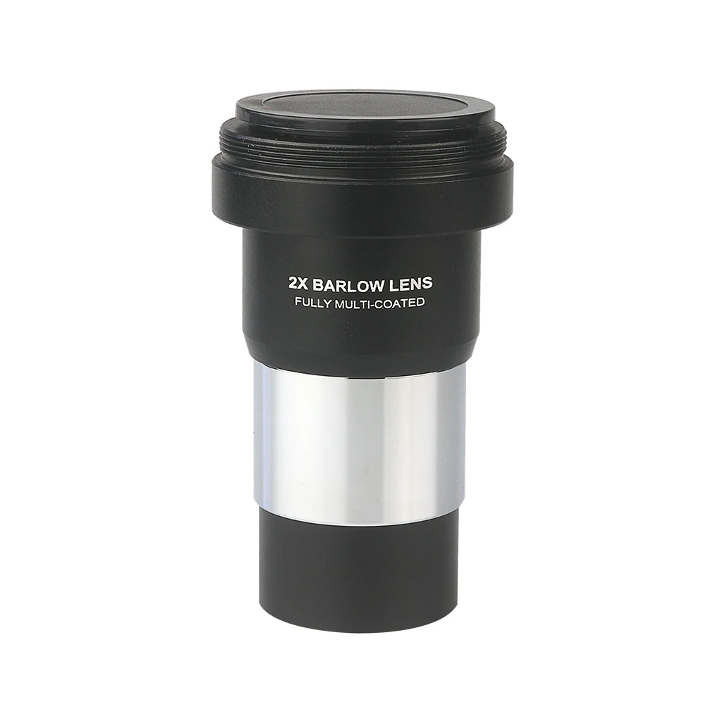EYSDON Barlow Lens 2X 1.25 Inch Fully Multi-Coated Metal with M42 Thread Camera T Ring Connect Interface for Telescope Eyepiece 5