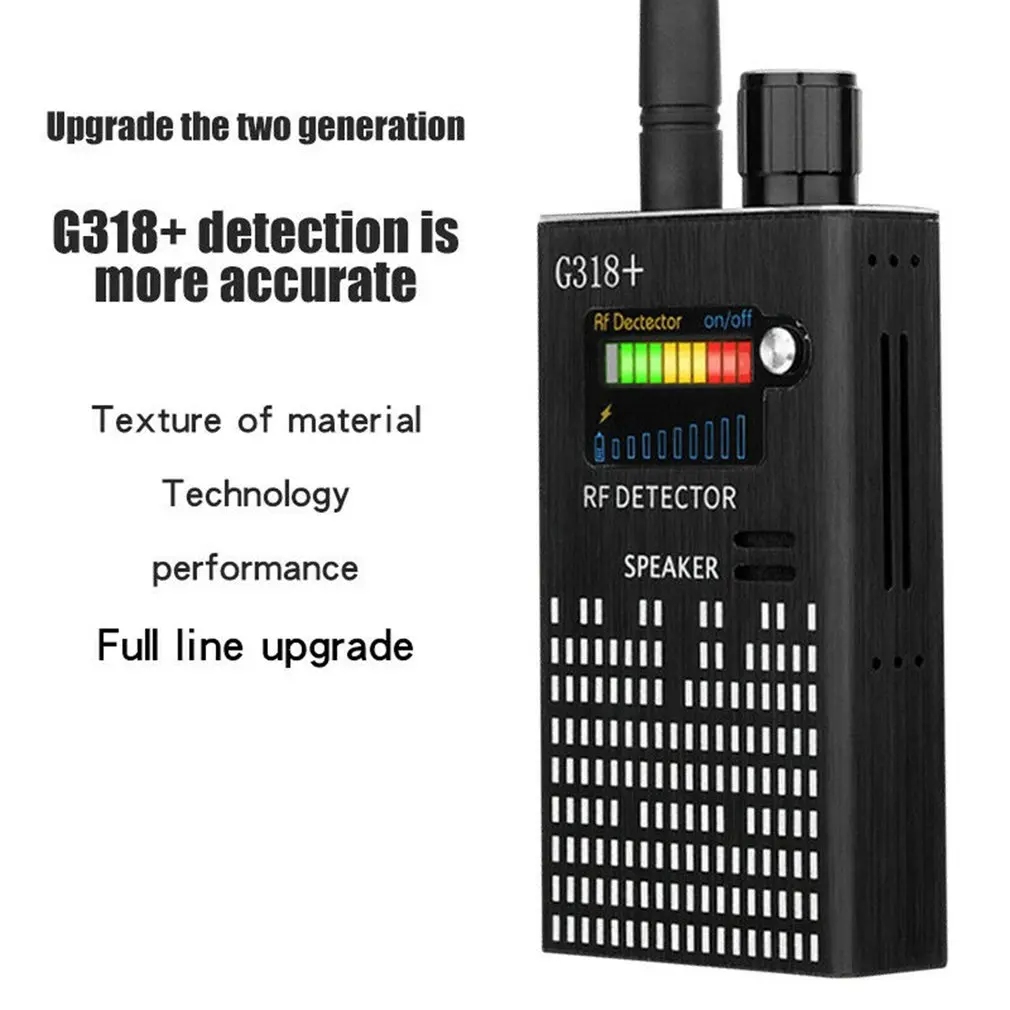 G318 + анти-шпионский усилитель сигнала детектор радиочастот шпион Ошибка GPS трекер поисковый Tracer Finder 2G 3g 4G Детектор