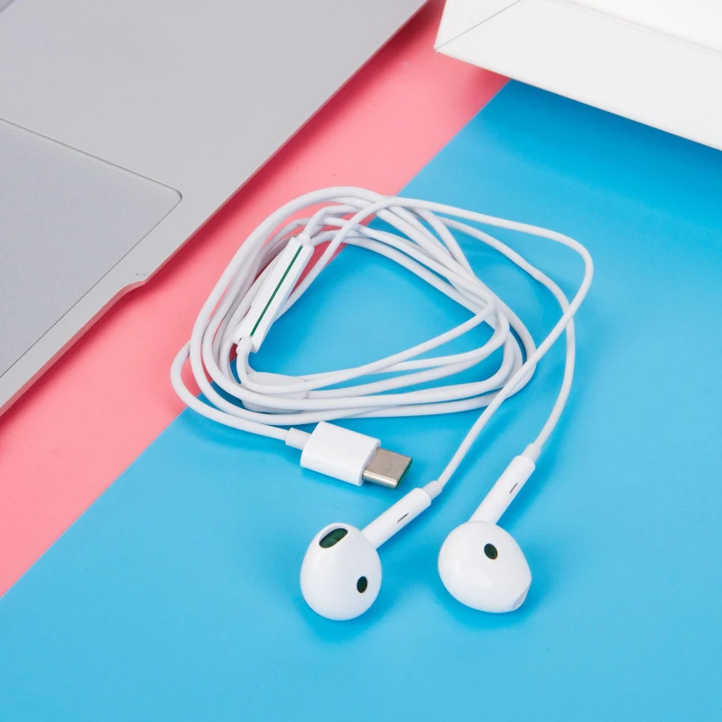 type C Wired Earphones Sport Headset 