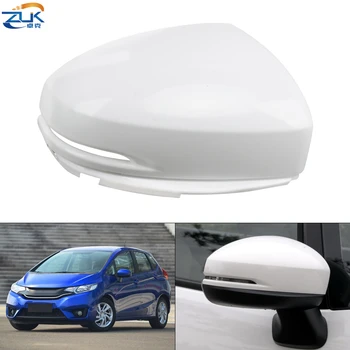 

ZUK Car Exterior Rearview Door Mirror Cover For HONDA FIT JAZZ GK5 2014-2019 CITY GM6 Side Mirror Housing Shell With Lamp Type