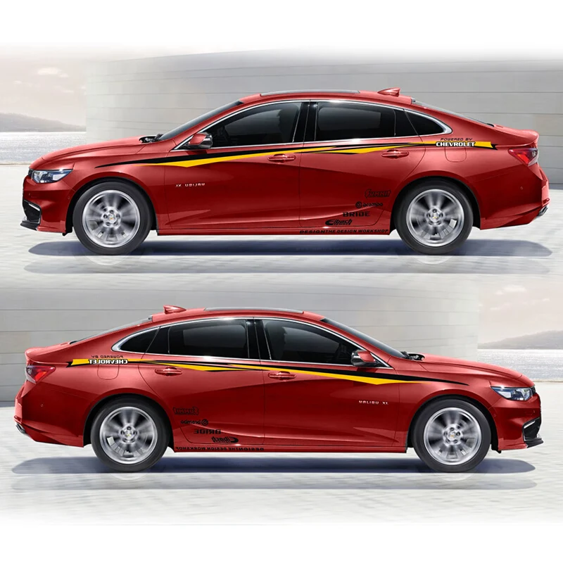 Автомобильный Стайлинг спортивный автомобиль Стикеры для Chevrolet CRUZE Malibu Mark Levinson кузовных наклеек и отличительные знаки авто стикер наклейка