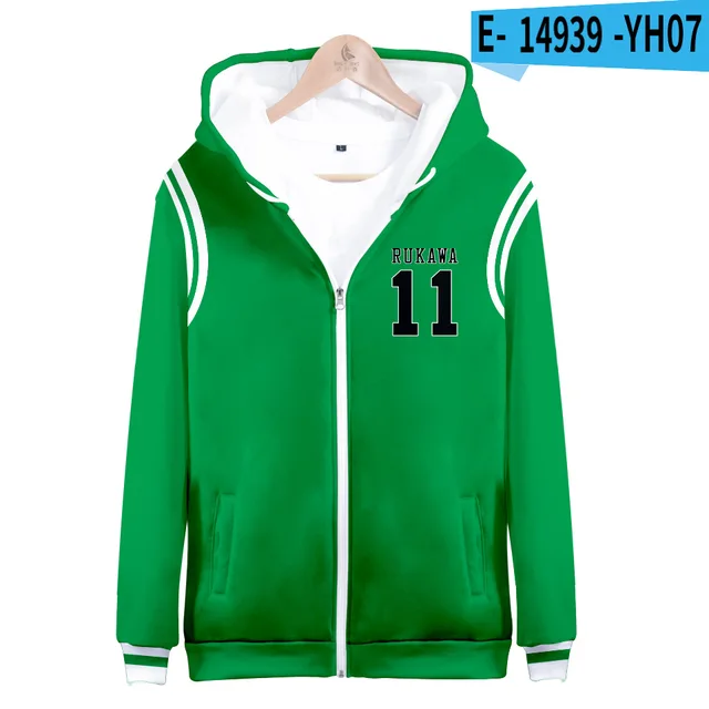 Anime Slam Dunk 3d Print Zip Up Women Men Hoodie Sweatshirt Shohoku High School Sakuragi Hanamichi Cosplay Zipper Hooded Jacket Anime Costumes Aliexpress