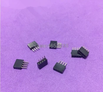 

1000PCS 2.54mm 1 X 4 Pin Gold-plated Single Row Straight Female Pin Header ROHS