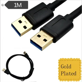 

Usb3.0 mobile computer data line print line high speed hard disk box dynamic hard drive data line / extension line gold plated