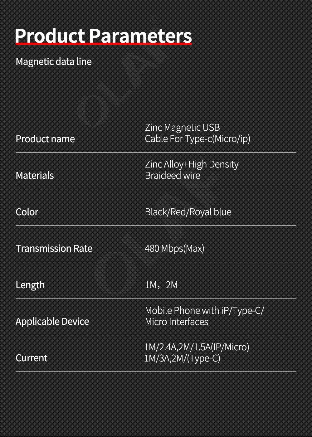 Магнитный зарядный кабель Олаф для быстрой зарядки Micro usb type-C, кабель для iPhone, samsung, Xiaomi, huawei, Магнитный провод usb для мобильного телефона