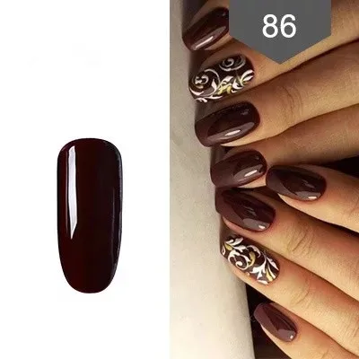 086 UV Gel 8ml KODIES Гель-лак для ногтей УФ-гель 8 мл длительное Замачивание Vernis Полупостоянный гель-Цвет Гель-лак Гибридный лак резиновая основа искусство - Цвет: 086 UV Gel 8ml