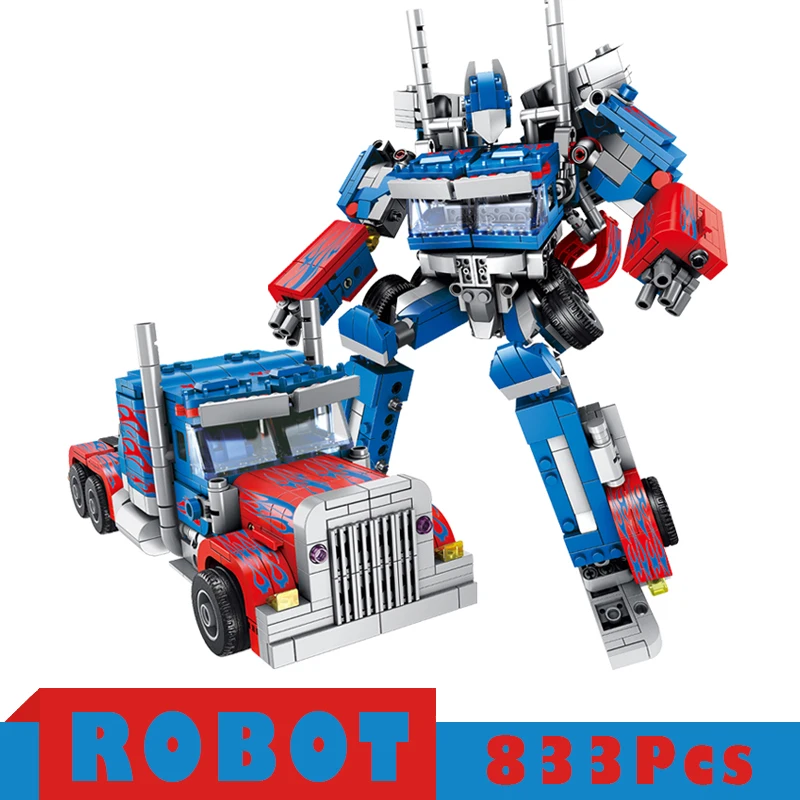 optimus prime robot car