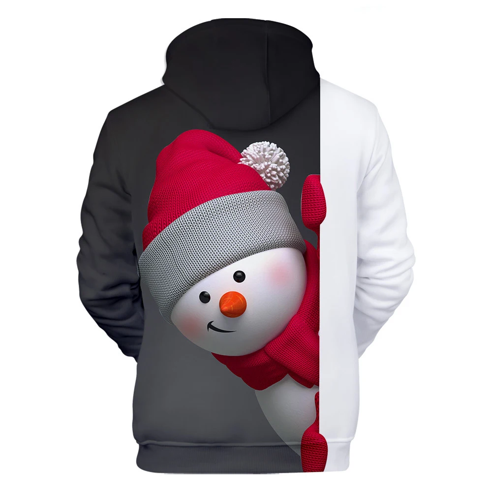 

2021 Men/Women Personality Autumn High Quality snowman Streetwear pullover Funny Design 3D Print Christmas Hoodies Sweatshirts