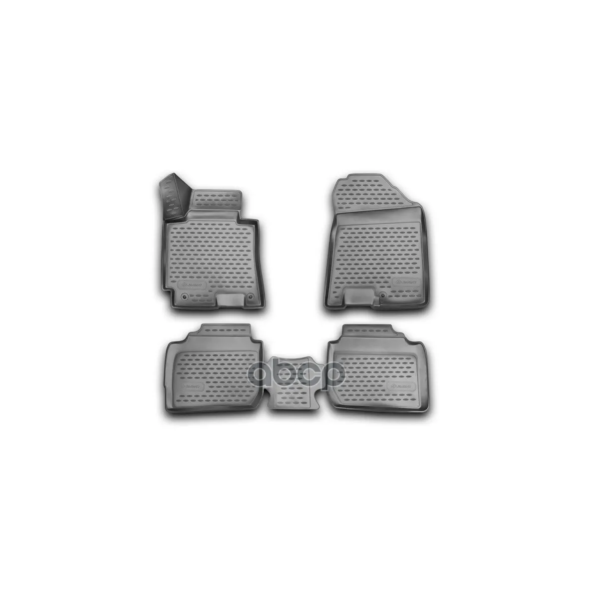 Коврики 3d В Салон Kia Cerato, 2013-, 4 Шт.(Полиуретан) ELEMENT арт. NLC.3D.25.48.210