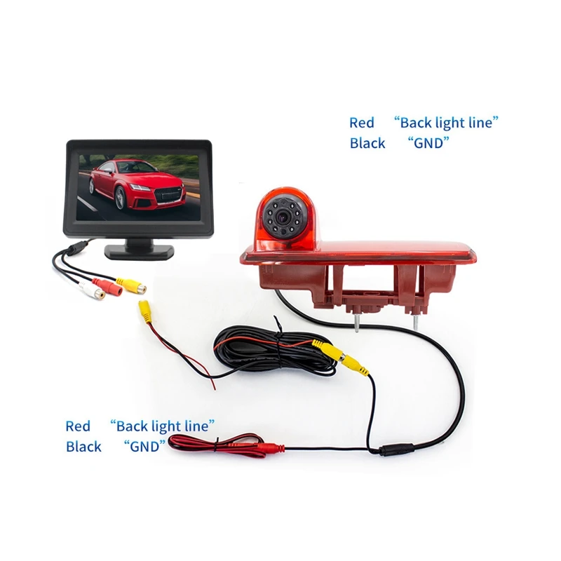 freio & 4.3 Polegada monitor para renault